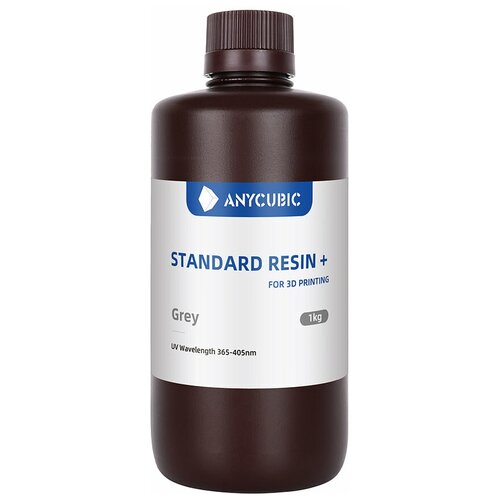 Anycubic Standart Resin + (Grey 1kg) wavelenght 365-405nm. New 2023