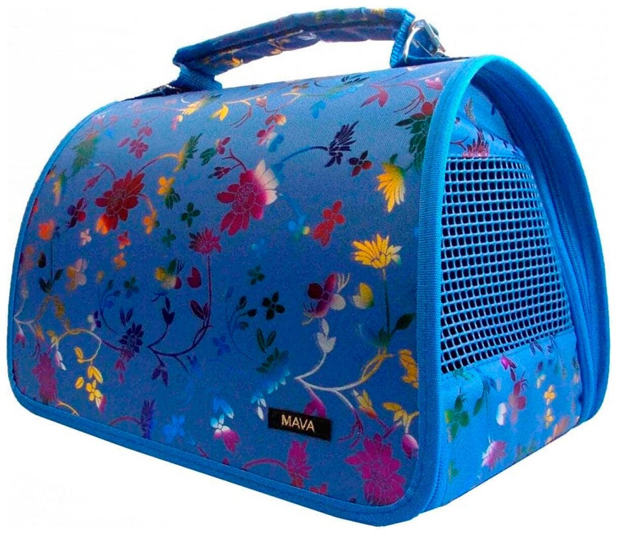фото DOGMAN сумка-переноска «Люкс MAVA» № 4, лето, василек, 48 х 29 х 29 см (1 шт)