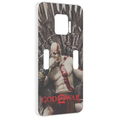 Чехол MyPads God of War Кратос для ZTE Nubia Red Magic 7 Pro задняя-панель-накладка-бампер чехол mypads god of war кратос атрей для zte nubia red magic 7 задняя панель накладка бампер