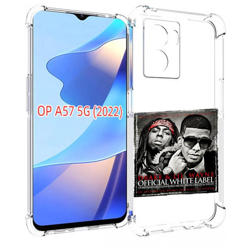 чехол mypads drake official white label для oppo reno 8 задняя панель накладка бампер Чехол MyPads Drake - Official White Label для OPPO A57 5G(2022) задняя-панель-накладка-бампер