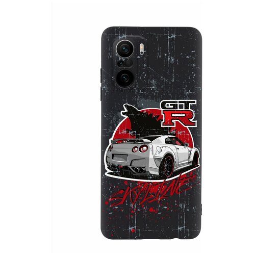 Силиконовый чехол Mcover на Xiaomi Poco F3 с рисунком Машина Nissan GTR Skyline силиконовый чехол mcover на xiaomi redmi note 8 с рисунком машина nissan gtr skyline