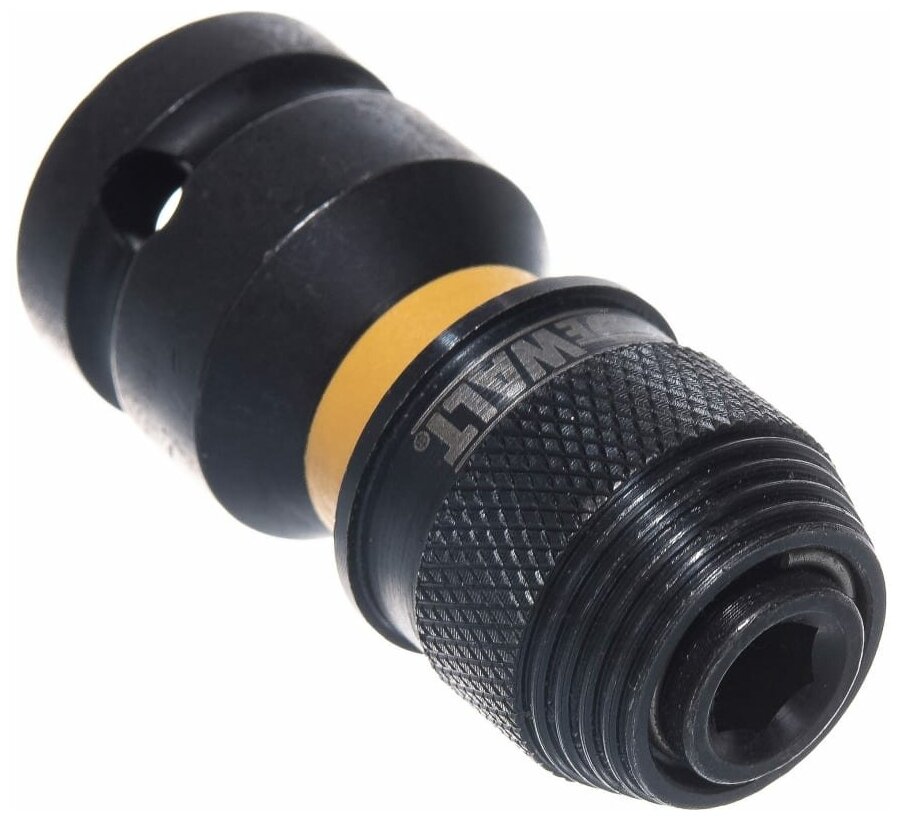 Адаптер для ударных гайковертов шестигранник 1/4”F - квадрат 1/2”F DEWALT DT7508