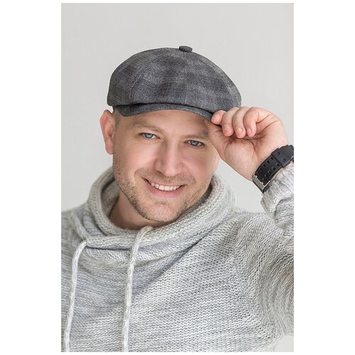 фото Кепка denkor, размер 60, серый