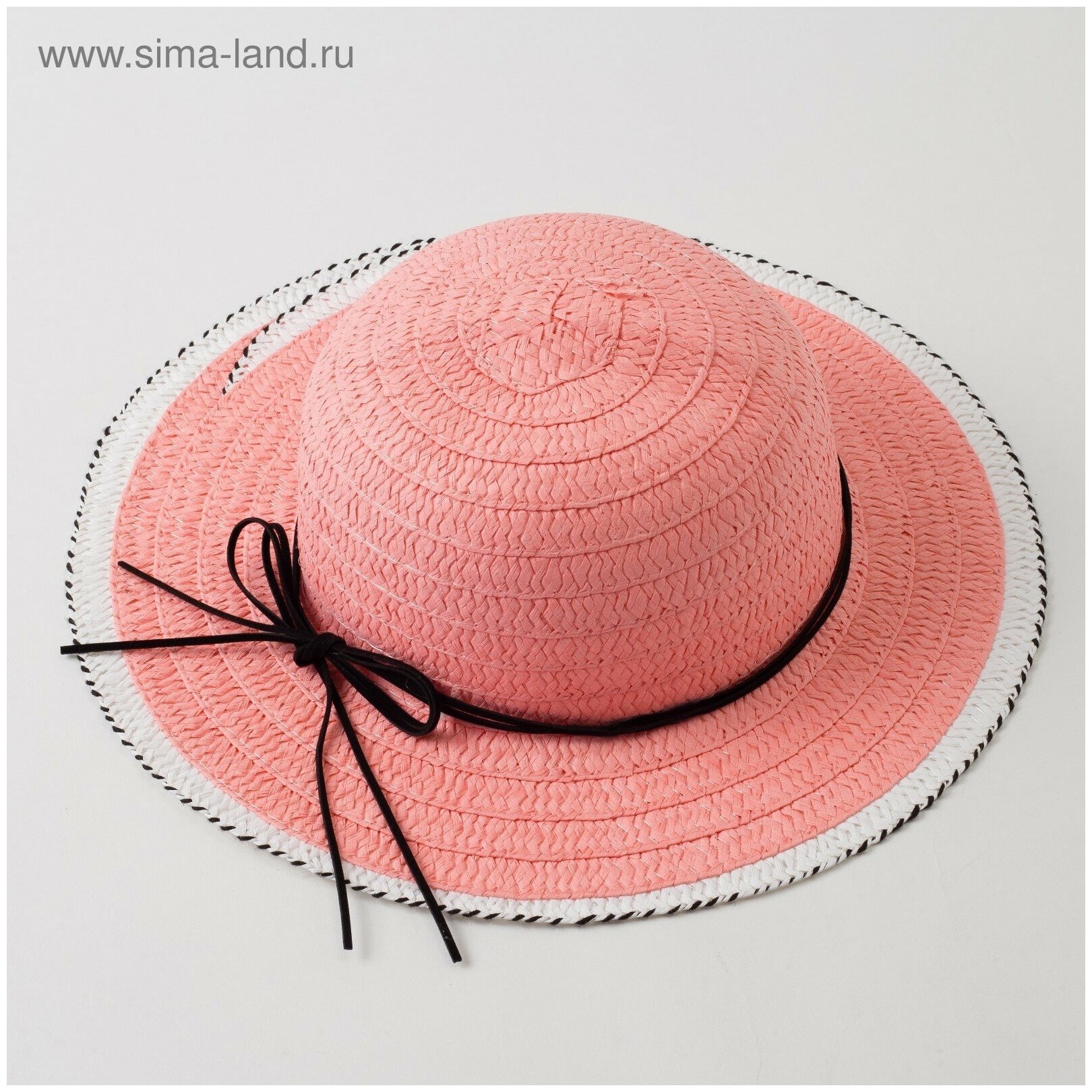 Шляпа для девочки "Куколка", размер 50, цвет розовый
