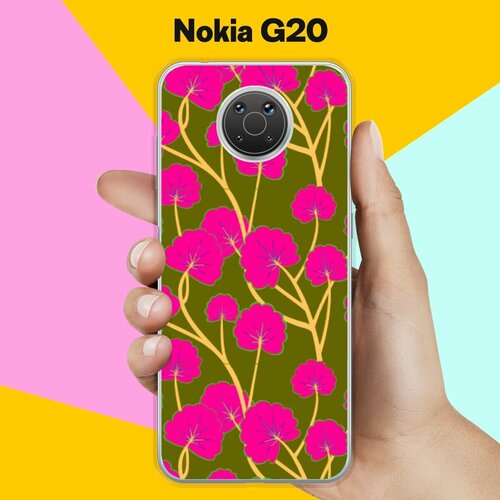 Силиконовый чехол на Nokia G20 Узор 50 / для Нокия Джи20 силиконовый чехол на nokia g20 узор 6 для нокия джи20