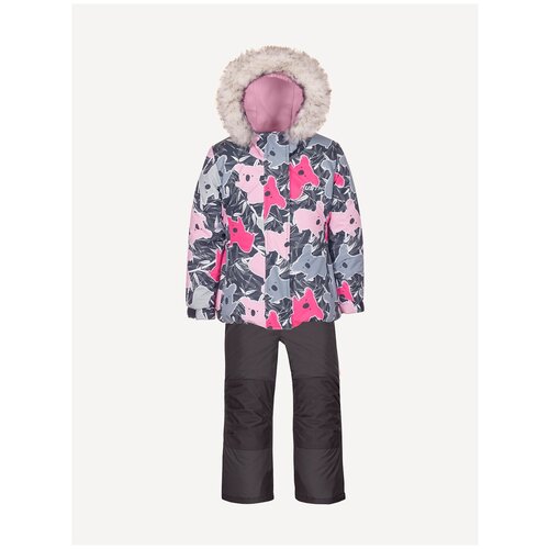 фото Комплект для девочки (куртка, полукомбинезон), gusti, gw21gs472-charcoal, размер 3/98