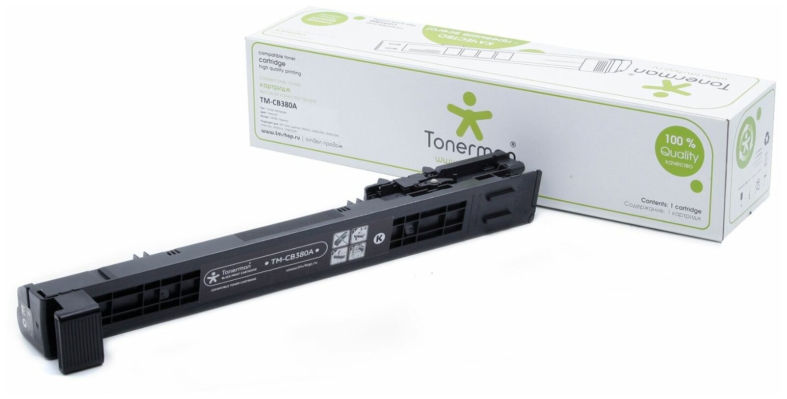 Картридж Tonerman CB380A 823A для HP Color LaserJet CLJ CP6015, CP6015DE, CP6015DN, CP6015N, CP6015X, CP6015XH