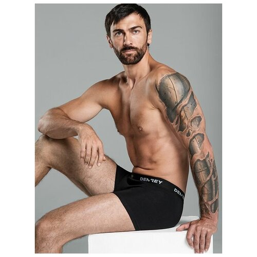 фото Мужские трусы из высококачественного однотонного хлопка den rey