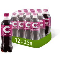 Напиток "Кул Кола Вишня" ("Cool Cola CHERRY") безалкогольный сильногазированный, ПЭТ 0.5 (упаковка 12шт)