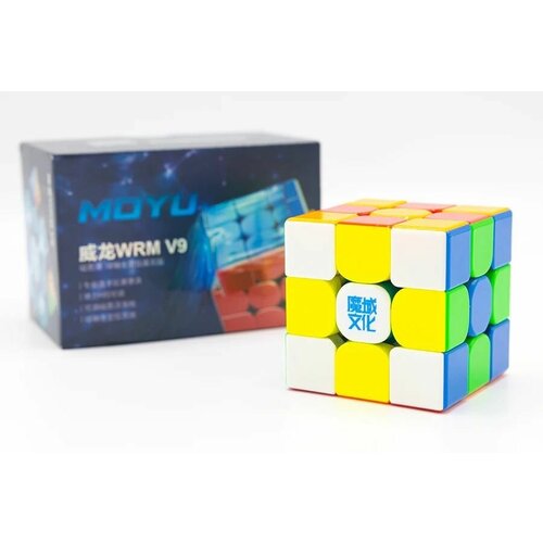 Кубик Рубика магнитный MoYu WeiLong WRM 3x3 V9 Ball-Core UV Coated кубик рубика магнитный moyu 5x5x5 aochuang wrm color