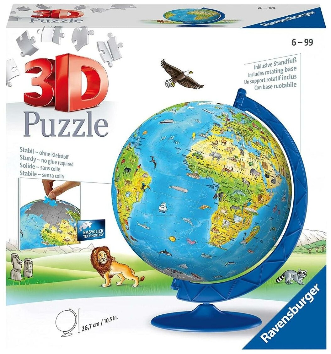 3D-пазл Ravensburger 180 деталей - фото №2