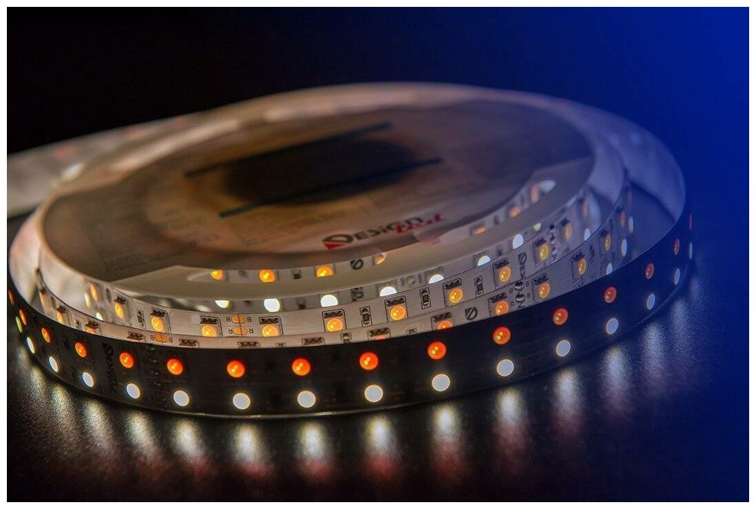 Лента светодиодная DesignLed DSG5120-24-RGB+NW-33, SMD5050, 120 LED/м, 28,8 Вт/м, 24В, IP33, RGB + нейтральный белый (5 м) - фотография № 7