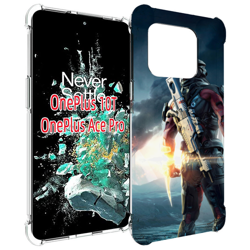 Чехол MyPads Mass Effect Andromeda Ryder для OnePlus 10T задняя-панель-накладка-бампер