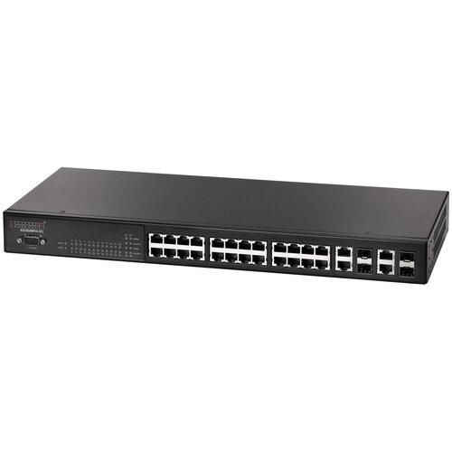 Коммутатор 24-Port 10100BASE-TX 4 Combo G RJ-45SFP 1 RS-232 console port management Fanless Design L2 Fast Ethernet Switch Edge-corE 5 1628200₽