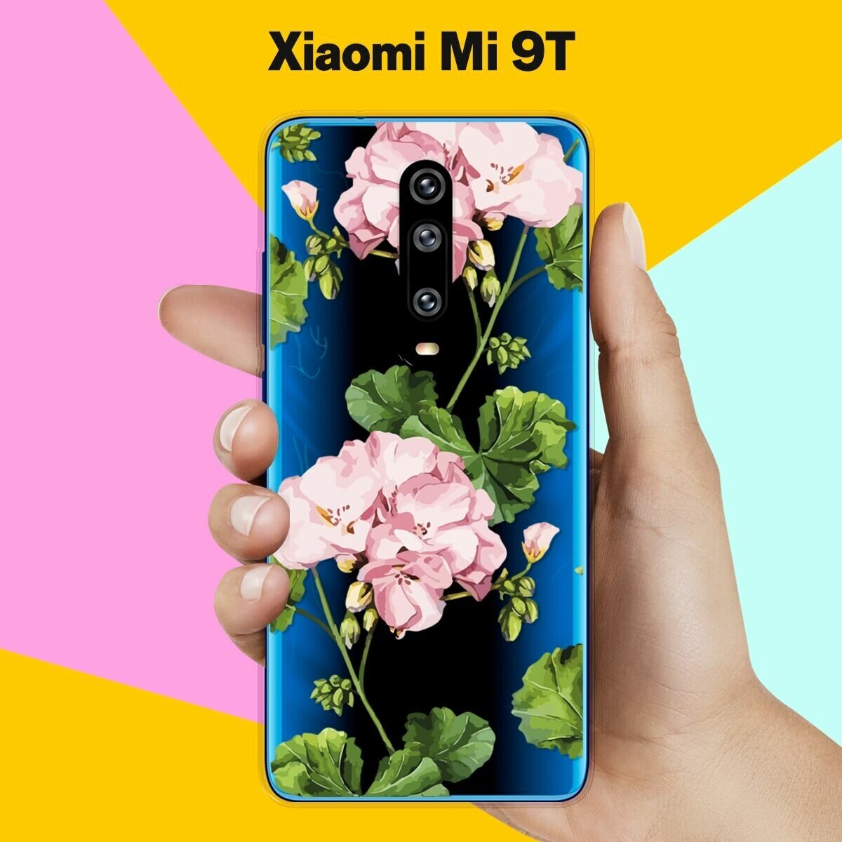 Силиконовый чехол на Xiaomi Mi 9T Пионы / для Сяоми Ми 9Т