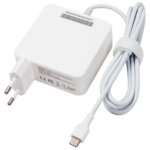 Блок питания для ноутбука 20V, 3.25А max, 65W max (USB Type-C) для Asus, Apple, Dell, Lenovo ThinkPad Yoga, Honor MagicBook Xiaomi RedmiBook ZenBook блок питания зарядное устройство adp 65dw a для ноутбуков 20v 3 25a 65w разъём type c square