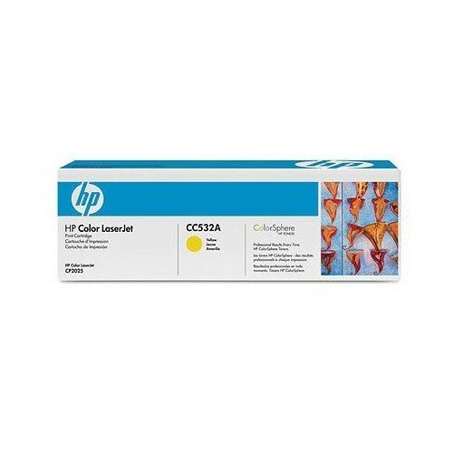 HP CC532A Картридж , Yellow{LJ CP2025/CM2320, Yellow, (2800стр.)}