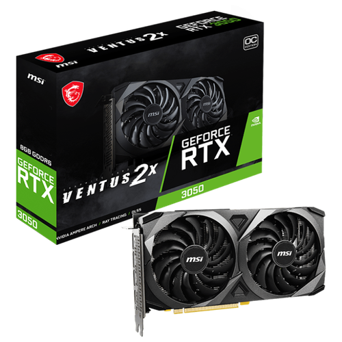 Видеокарта MSI RTX 3050 VENTUS 2X 8G OCV1