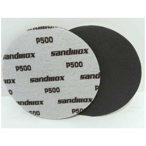 Шлифовальный диск на поролоновой основе SANDWOX SUPER FINE FOAM 150мм, Р500, 1шт.