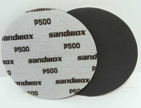 Шлифовальный диск на поролоновой основе SANDWOX SUPER FINE FOAM 125мм, Р500, 2шт.