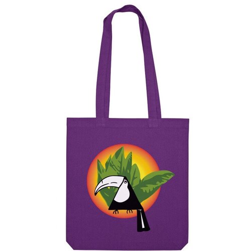 фото Сумка шоппер us basic, фиолетовый