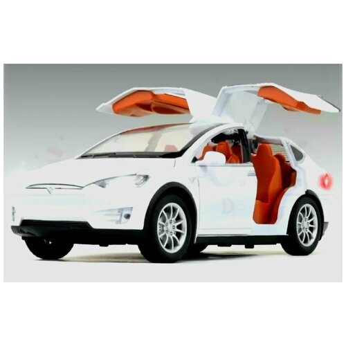 Коллекционная машинка Tesla Model X коллекционная машинка tesla model x