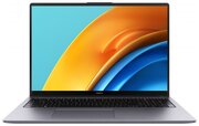 16" Ноутбук HUAWEI D 16 1920x1200, Intel Core i3 1215U 1.2 ГГц, RAM 8 ГБ, LPDDR4X, SSD 512 ГБ, Intel UHD Graphics, Windows 11 Home, 53013WXD, космический серый