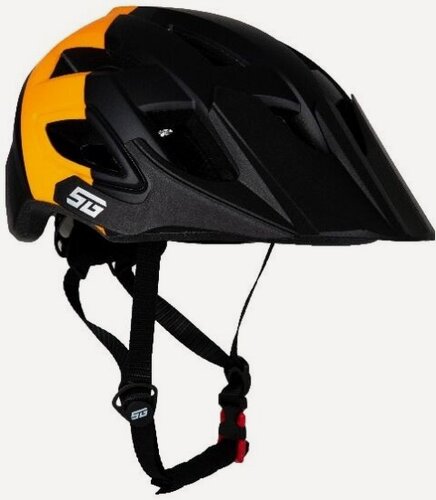 Изображение товара Шлем Stg TS-39, L (58-61 см), черный с оранжевым