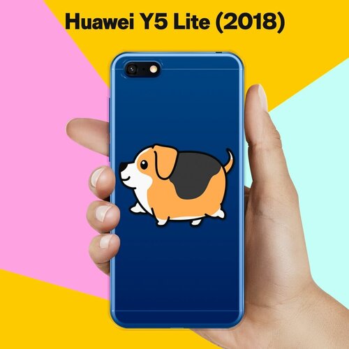 Силиконовый чехол Толстый Бигль на Huawei Y5 Lite (2018) силиконовый чехол бигль на huawei y5 prime 2018