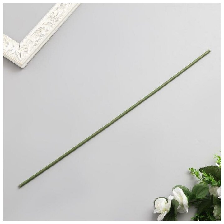 Проволока для изготовления искусственных цветов "Зелёная" длина 50 см сечение 5 мм (50шт.)