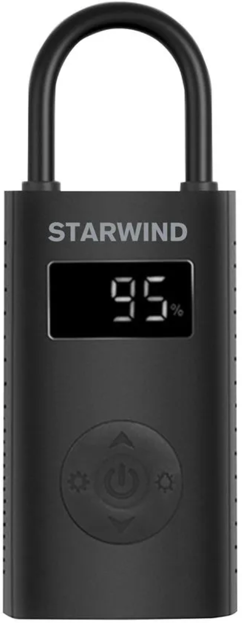 Автомобильный компрессор StarWind компактный портативный насос для машины 15 л/мин