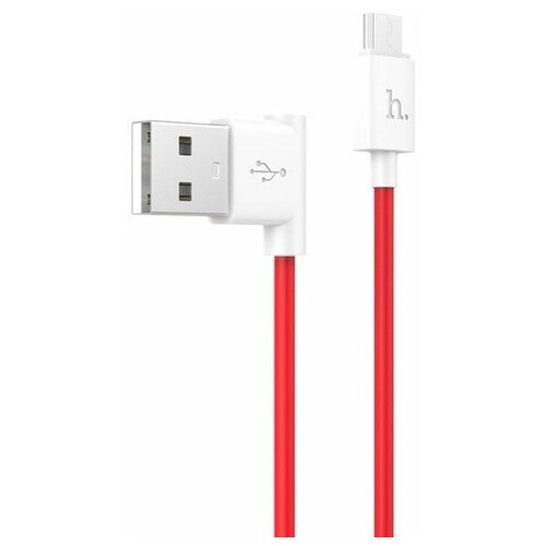 Кабель Micro USB, UPM10 L Shape Charging Cable, красный usb кабель hoco u33 retractable micro charging cable l 0 9m черный