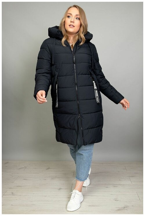 Куртка  NortFolk зимняя, удлиненная, силуэт прямой, утепленная, ветрозащитная, размер 56, бежевый