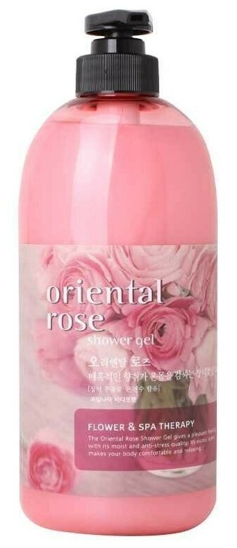 Welcos Гель для душа с ароматом розы Body Phren Shower Gel Oriental Rose 730 мл