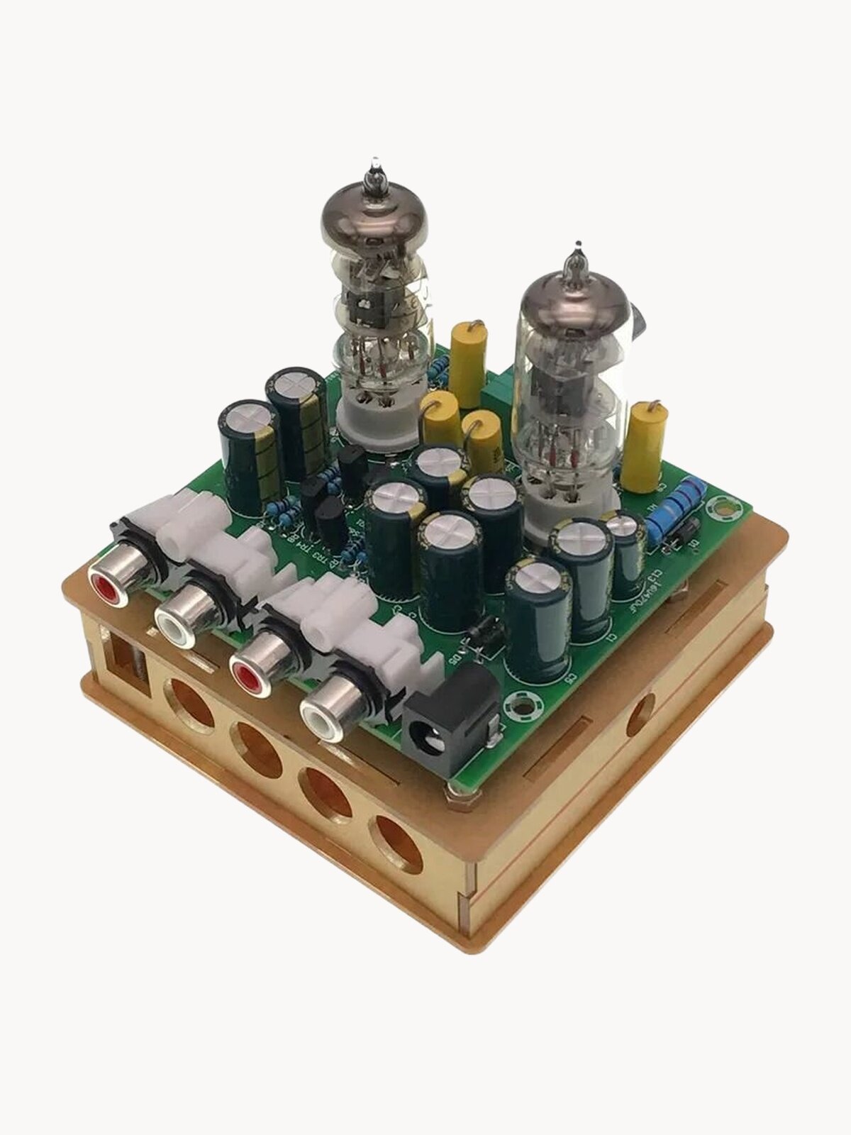 Ламповый пред усилитель для улучшения качества звука "теплый ламповый звук", с комплектом корпуса для самостоятельной сборки