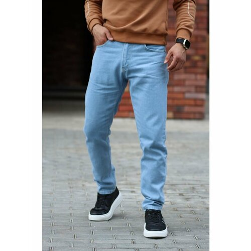 Джинсы AZARRO TOUCH, размер 28, голубой