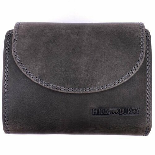 фото Кошелек hill burry 5181 grey, фактура гладкая, серый