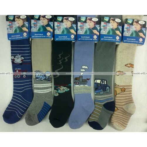 Колготки Зувэй, 3 шт., размер 128-140, бежевый, серый