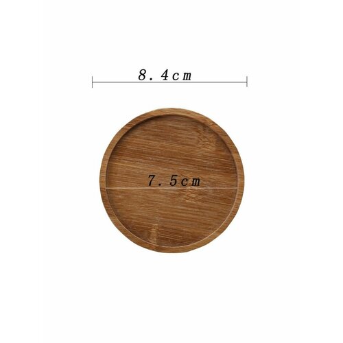 Поднос деревянный сервировочный круглый 84 см 420₽