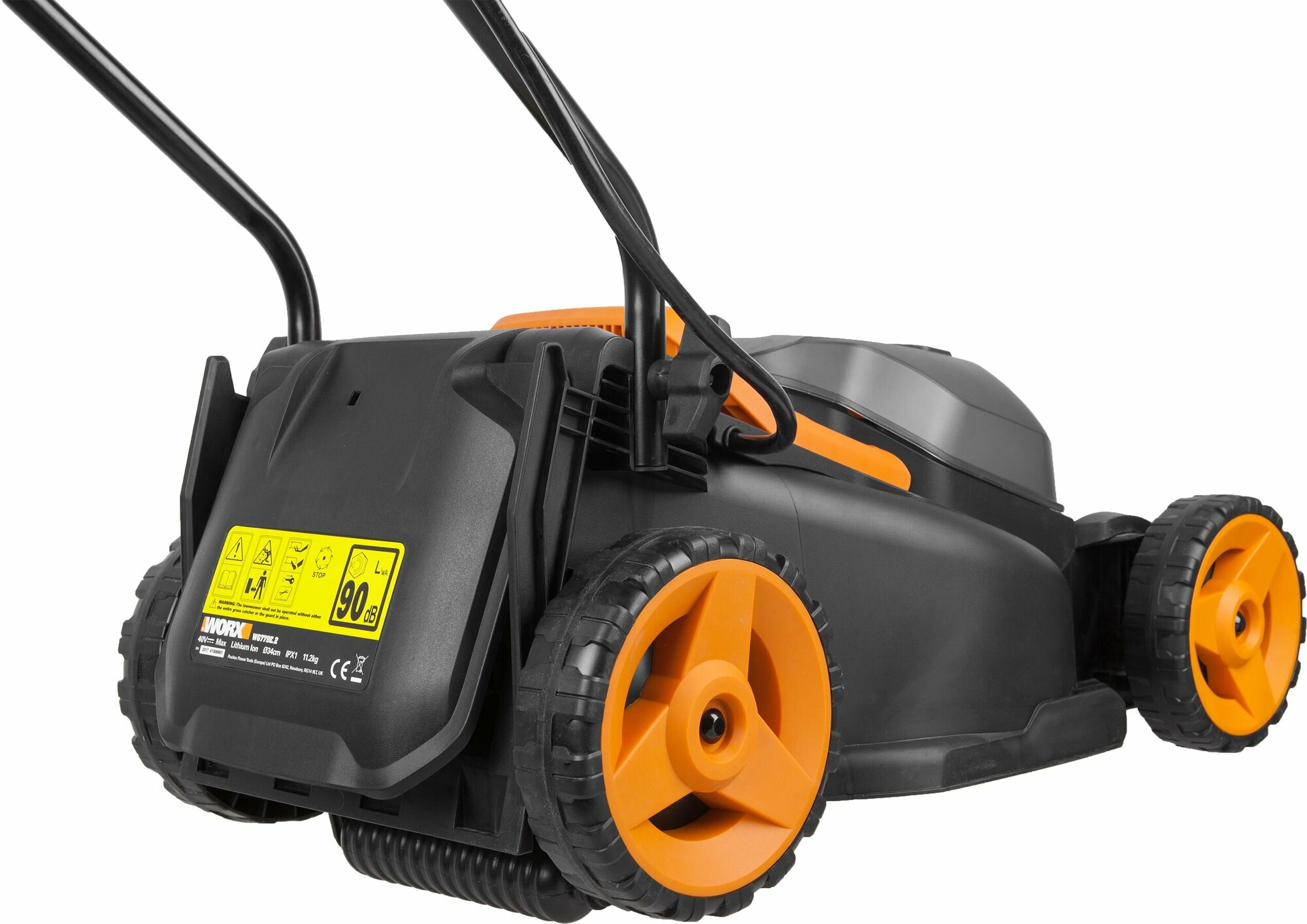 Газонокосилки Аккумуляторные Газонокосилка аккумуляторная WORX WG779E.1 40В 2х4Ач 34 см АКБ и ЗУ входит в комплект