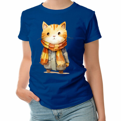 фото Футболка roly, размер l, синий