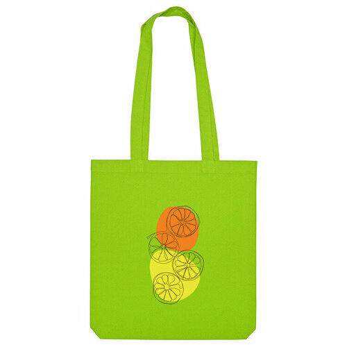 фото Сумка шоппер us basic, зеленый