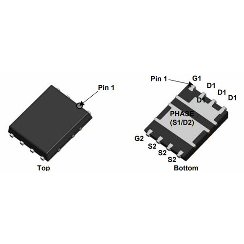 Микросхема FDMS3602S N-Channel MOSFET 25V 15A микросхема fdms3615s n channel mosfet 25v 23a power56