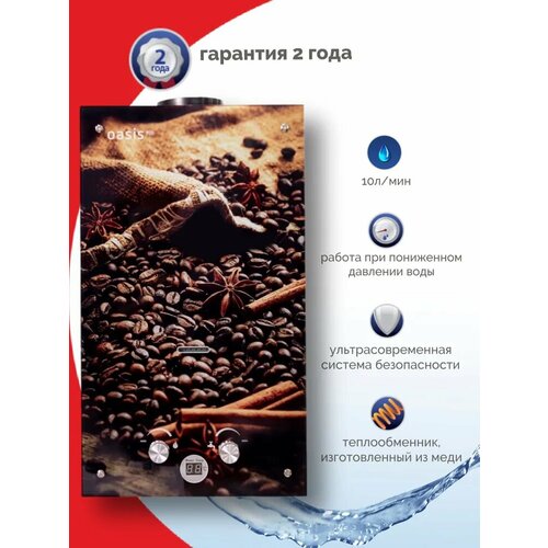 Настенный проточный газовый водонагреватель Oasis K-20 DR 1120000₽