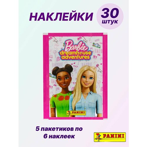 Barbie наклейки панини Приключения в доме мечты