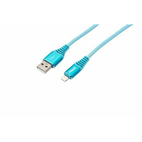 Кабель USB 2.0 Filum FL-CPro-U2-AM-LM-1M-BL1 1 м, USB 2.0 Pro, синий, 2 А, разъемы: USB A male - Lightning male, пакет. кабель usb type c filum fl cpro u2 am cm 1 8m 1 8 м usb 2 0 pro черный 2a разъемы usb a male usb type с male пакет