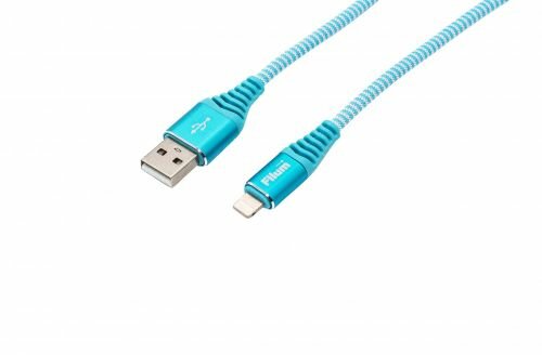 Кабель интерфейсный USB 2.0 Filum FL-CPro-U2-AM-LM 2 А алюминиевые разъемы: USB A male - Lightning male нейлоновая оплетка пакет.