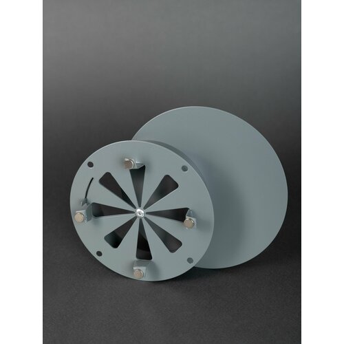 Вентиляционная решетка на магнитах (декоративный диффузор с регулировкой) ДК150 металлическая производитель Родфер