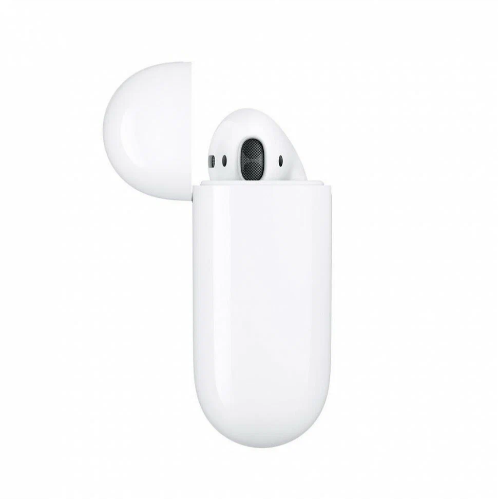 Беспроводные наушники Apple AirPods 2 с зарядным футляром MV7N2 RU, Lightning, белый — фото 1