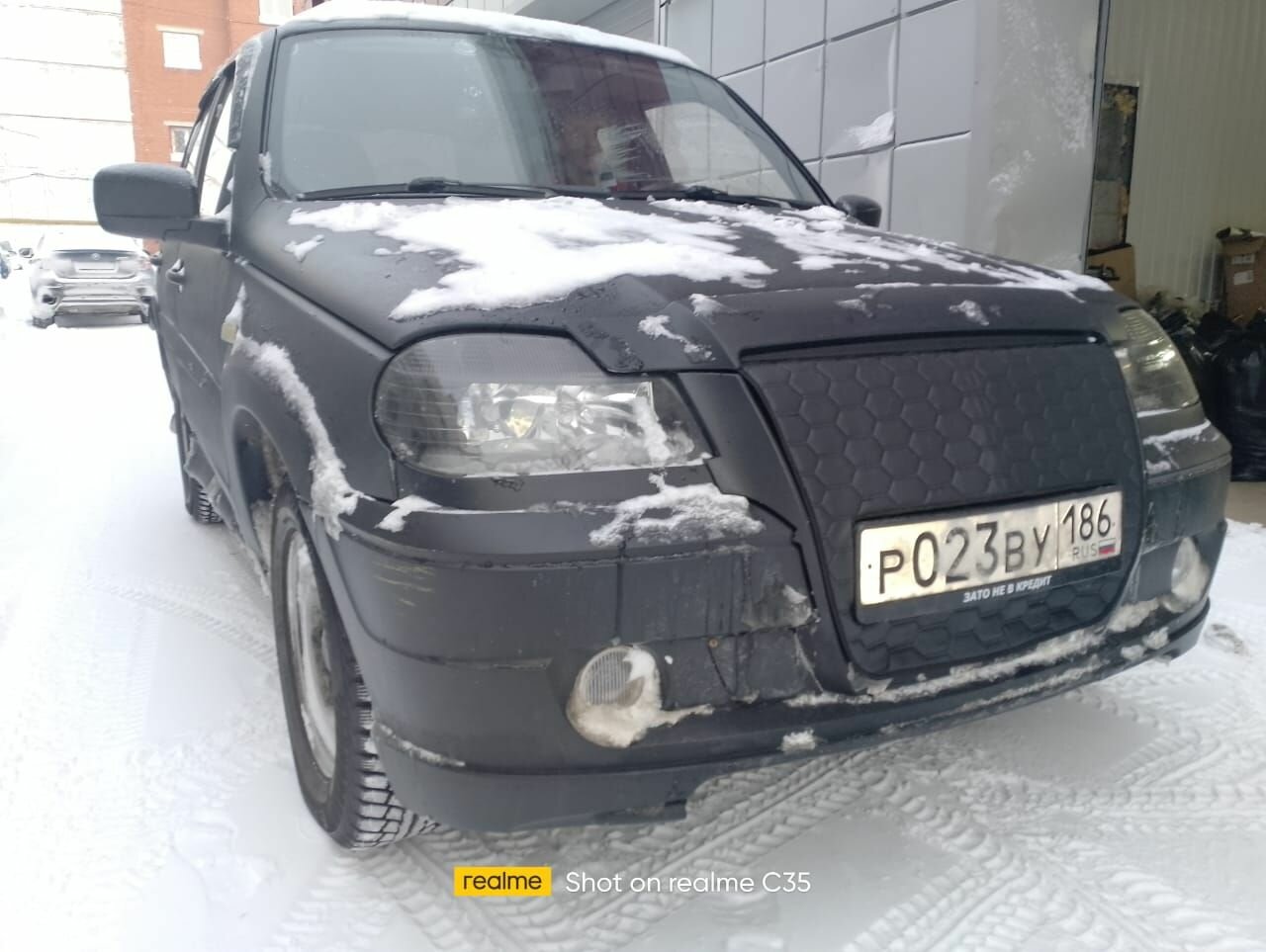Утеплитель радиатора и бампера для Chevrolet Niva Шевроле Нива (2009 -2020) I Рестайлинг
